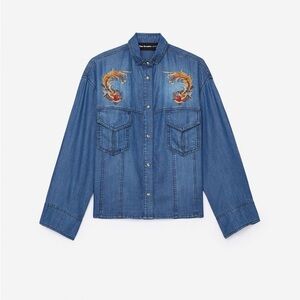 Kooples Studded Denim Shirt